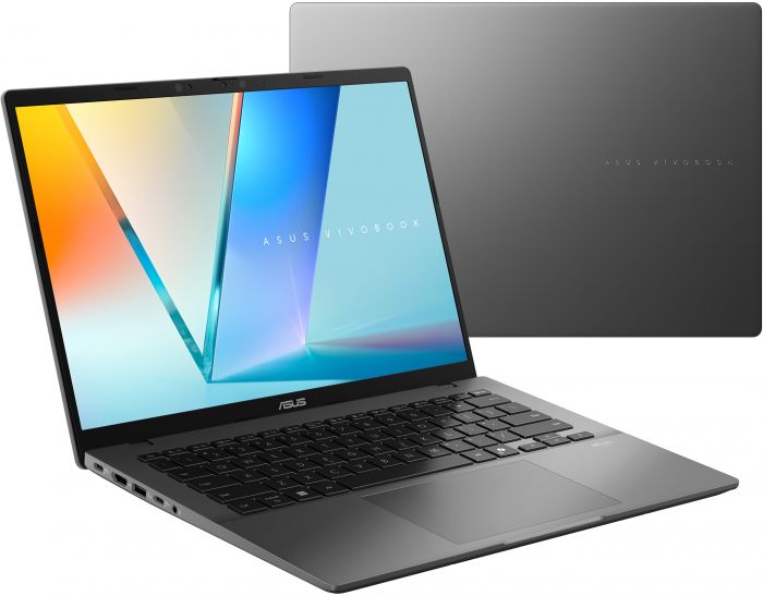Ноутбук ASUS Vivobook S 14 S3407QA-KP003W 14" 2.5K IPS, Snapdragon X1 26 100, 16GB, F512GB, UMA, Win11, Сірий