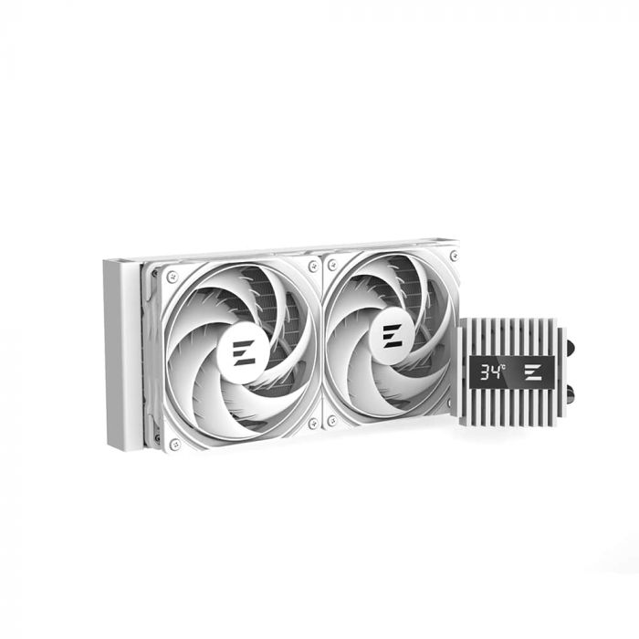 Система рідинного оxолодження  Zalman Alpha 2 A24 ARGB, LGA1851, 1700, 1200, 115x, AM5, AM4, TDP 320W, білий