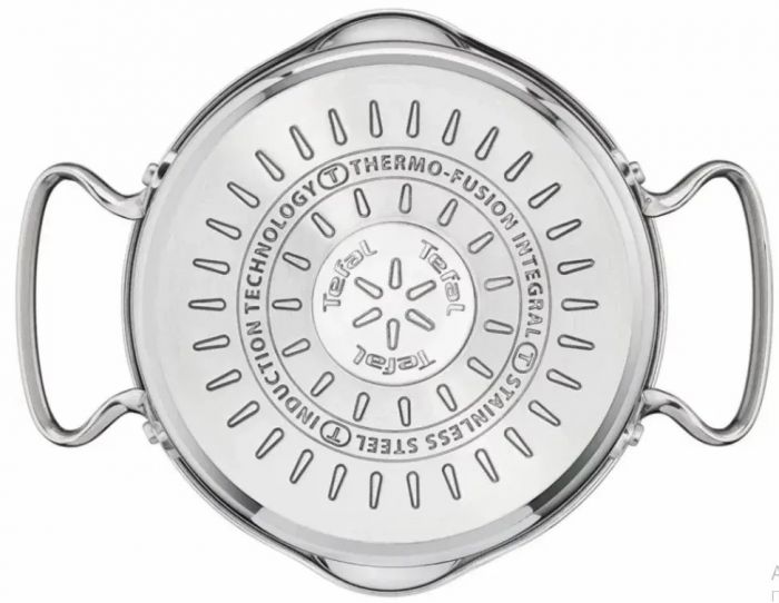 Каструля Tefal Duetto+, з кришкою, 6л, нержавіюча сталь