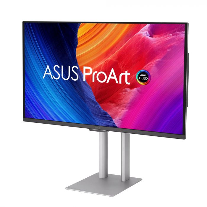Монітор Asus 26.5" ProArt OLED PA27UCDMR HDMI, DP, UCB-C, 2xThunderbolt, USB, MM, QD-OLED, 3840x2160, 240Hz, 0.1ms, DCI-P3 99%, AdaptiveSync, Pivot, HDR400