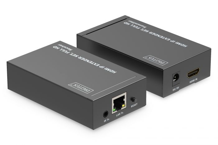 Набір IP-відеоподовжувачів DIGITUS HDMI, Full HD, 1080p, один до багатьох, 120 м