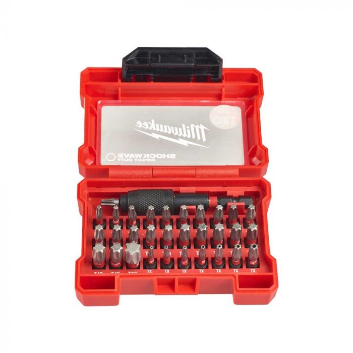 Біти Milwaukee Shockwave GEN III, набір 32шт, сталь, кейс