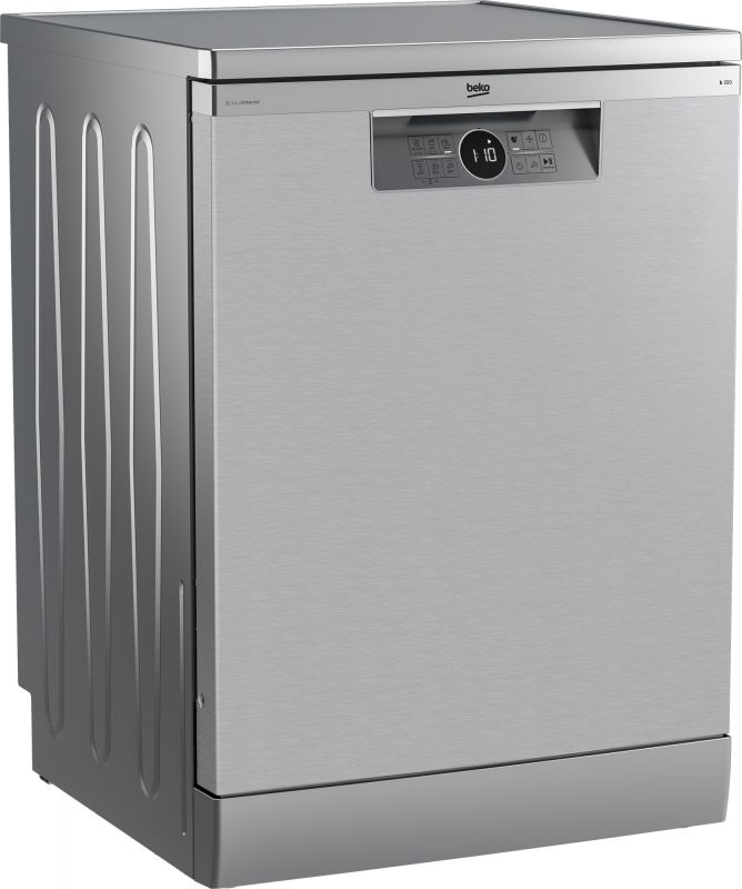 Посудомийна машина Beko, 15компл., D, 60см, дисплей, 3й кошик,  нерж