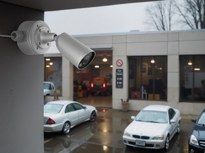 IP-Камера дротова Ajax BulletCam HL white, 5мп, 2.8мм, гібридне підсвічування IR 50м, білий Led 50м, Poe, True WDR, IP 65,  аудіо, кут огляду 100° до 110°, вулична, біла