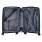 Набір валіз 2E, M7979, поліпропілен, (L+M+S), блискавка anti theft, 4 колеса, кодовий замок, темно-синій