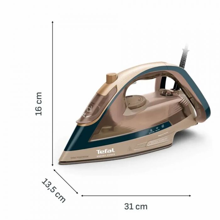 Праска Tefal Energy Power, 1500Вт, 270мл, паровий удар -280гр, постійна пара - 20гр, керам. підошва, бежевий