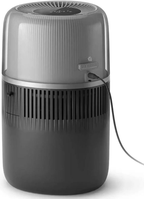 Зволожувач повітря Philips традиційне зволоження Series 4000, 44м2, 4,5л, 300мл/г, сенсорне, режим сну, нічник, чорний