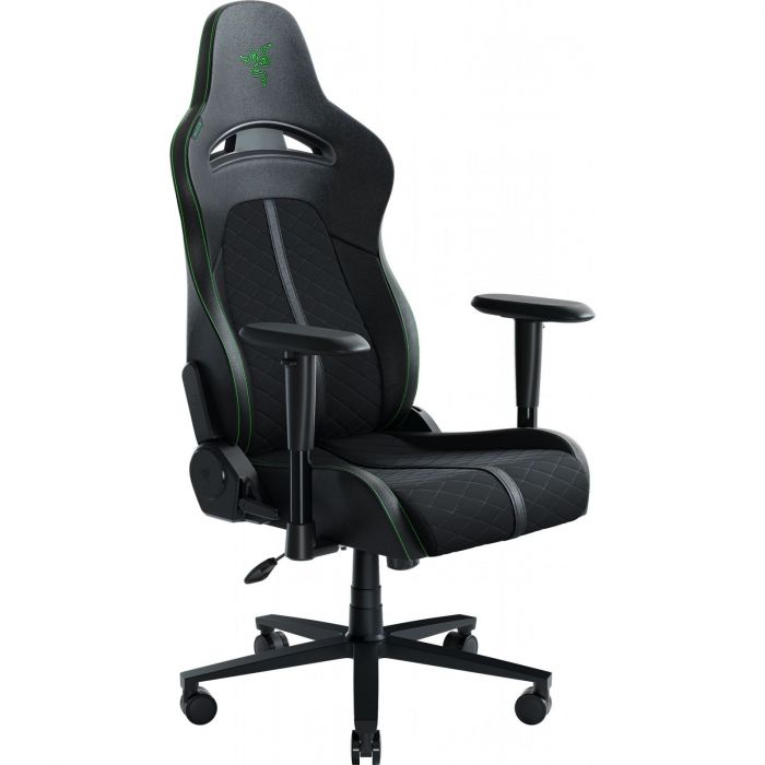 Крісло Razer Enki X  ПУ шкіра, 2D-Armrests, чорно-зелений