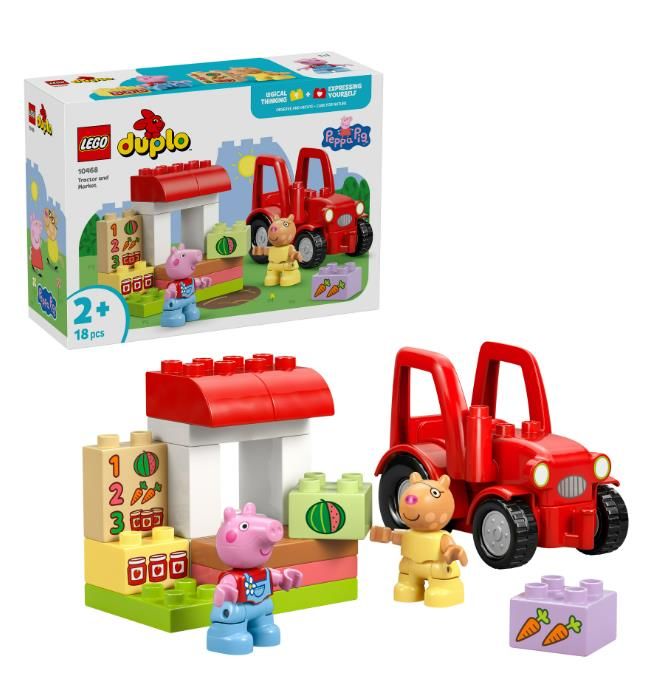 Конструктор LEGO DUPLO Peppa Pig Трактор і ринок
