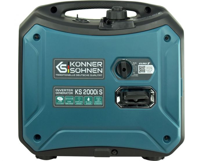 Генератор бензиновий інверторний Konner&Sohnen KS 2000i S, 230В, 2.0кВт, ручний стартер, 19кг