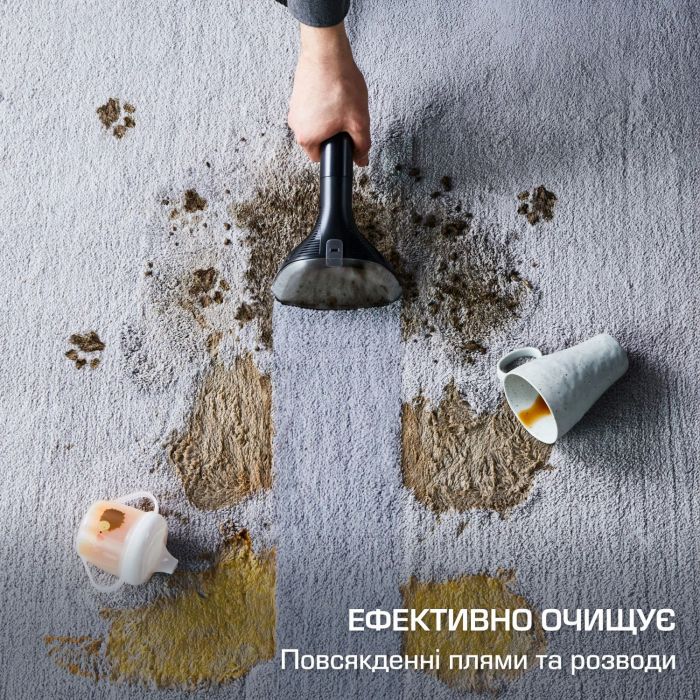 Пилосос Rowenta миючий Clean It, 750Вт, конт пил -1,5л, вода -2,3л, 13500 Па, 4 насадки, чорний