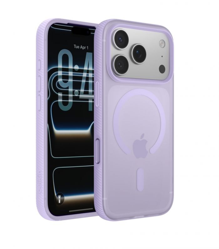 Чохол Belkin для iPhone 17 Pro, Magnetic Protective Grip, Lavender