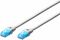 Патч-корд DIGITUS CAT 5e UTP, 0.5м, AWG 26/7, CCA, PVC, сірий