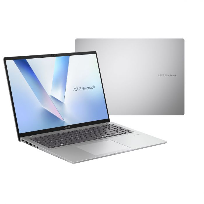 Ноутбук ASUS Vivobook 16 X1607AA-MB010W 16" WUXGA IPS, Intel Ultra 5 325, 16GB, F512GB, UMA, NoOS, Сріблястий