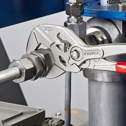 Кліщі переставні KNIPEX, 0-50мм, 250мм, хромовані, 0.23кг