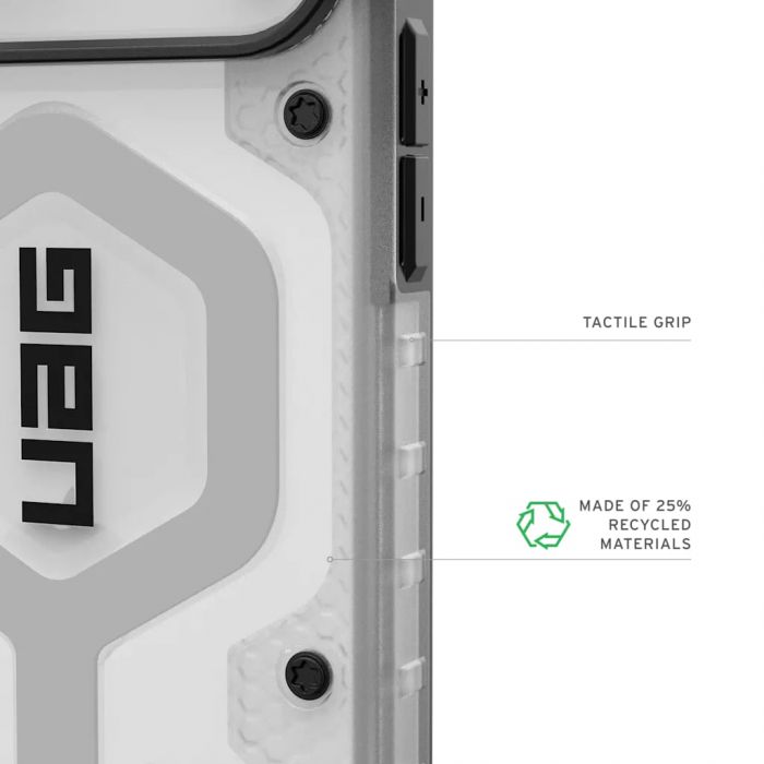 Чохол UAG для iPhone 18/17 Pro Max, Pathfinder Clear MagSafe, Ice/Silver