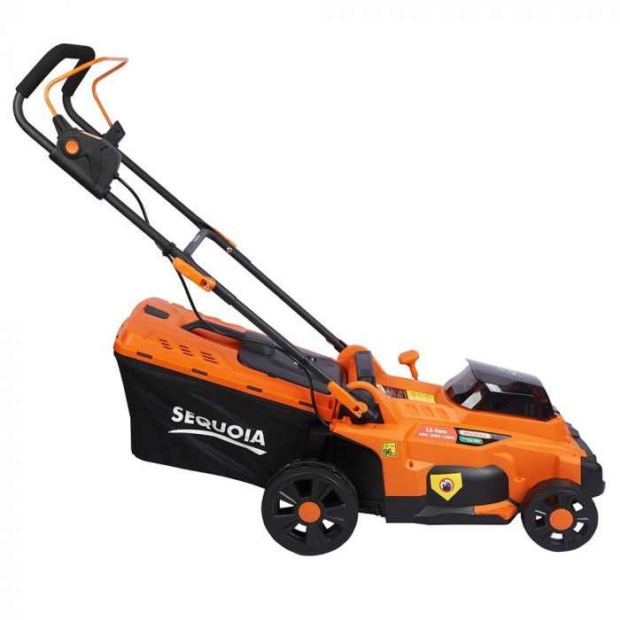 Газонокосарка акумуляторна SEQUOIA SBL4037B-E2W 40В(20В+20В) 37см 35л 25-75мм 11.65кг без АКБ та ЗП
