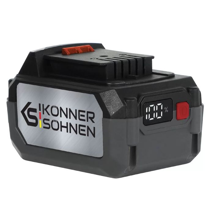 Газонокосарка акумуляторна Konner&Sohnen KS 33LM-20V 20В акб 1х4А·год 33см 30л 25-75мм 14кг