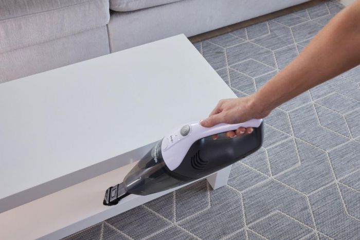 Пилосос Gorenje автомоб, 100Вт, конт пил-0.5л, зарядна станція, автон. робота до 20хв, мікрофільтр, дод.насадки-3 шт, чорний