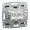 Розетка подвійна комп'ютерна rj45 Schneider Electric, Asfora (антрацит)