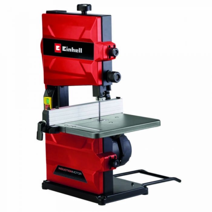 Пила стрічкова Einhell TC-SB 200/1, 250 Вт, 1400 об/хв, 900 м/хв, стіл 305x305 мм, виліт 200 мм, 15.8 кг