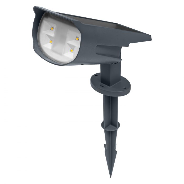 Світильник автономний LEDVANCE ENDURA GARDEN SOLAR SPOT RGBW 0.5Вт 3000К 55Лм IP44 чорний