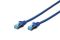 Патч-корд DIGITUS CAT 5e SF-UTP, 3м, AWG 26/7, Cu, PVC, синій