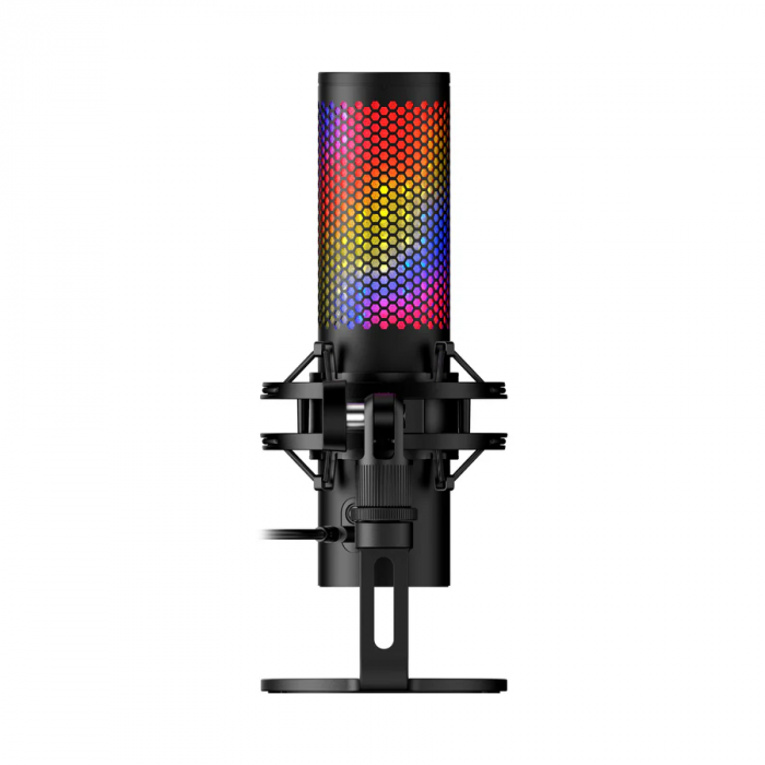 Мікрофон геймінговий HyperX QuadCast 2 S, Omni/Uni/Bi, USB-A, 3м, NGenuity, RGB, чорний