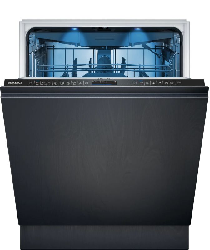 Посудомийна машина Siemens вбудована, 14компл., A, 60см, дисплей, 3й кошик, Zeolit, drying assist, білий