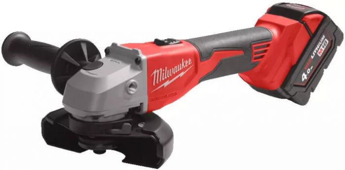 Шліфмашина кутова акумуляторна Milwaukee M18 BLSAG125X-402X 125мм 18В 2x4А·год ЗП М12-18С 11000об·хв 2.4кг кейс