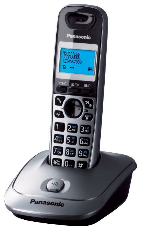 Радіотелефон DECT Panasonic KX-TG2511UAM, Metallic