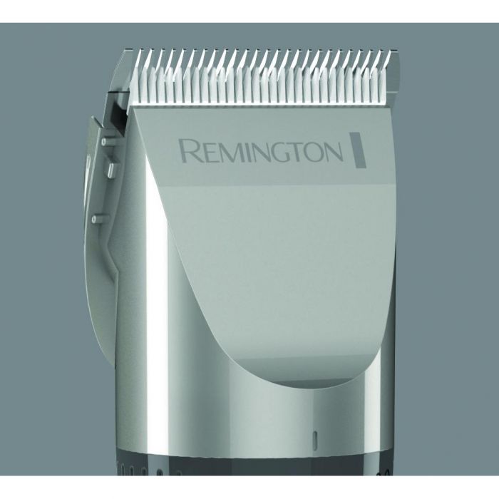 Машинка для стрижки Remington Genius, мережа+акум., насадок-8, кейс,ножиці, гребінець в компл, кераміч.напилення, чорний