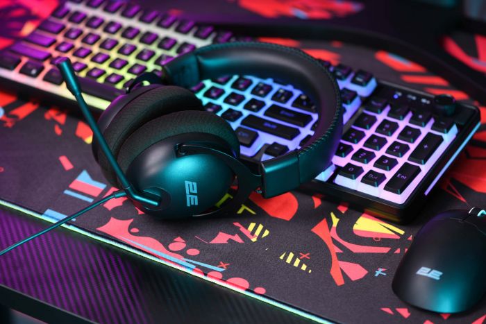 Гарнітура ігрова 2E GAMING HG310 V2, mini-jack, 1.5м, чорний