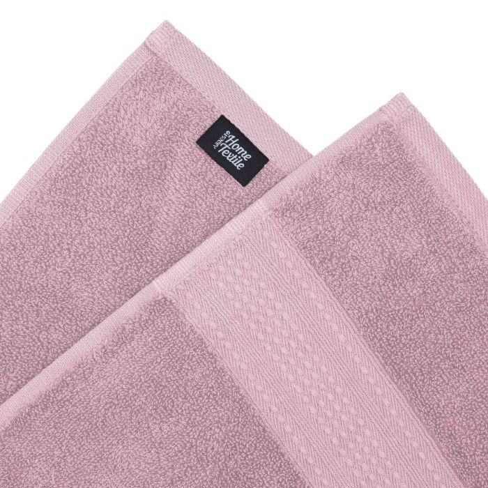 Рушник махровий Ardesto SuperSoft 70х140см, 100% бавовна, рожевий