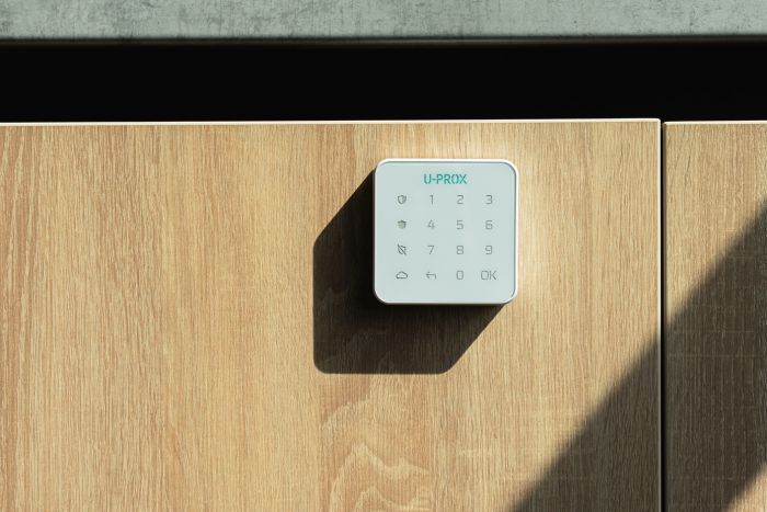 Бездротова сенсорна клавіатура U-Prox Keypad G1 White, 1 група, бездротовий, білий