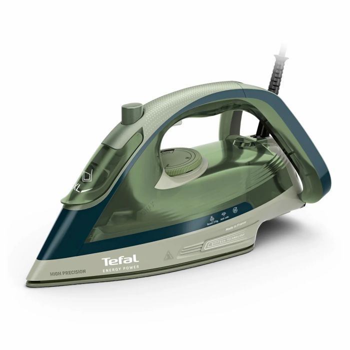Праска Tefal Energy Power, 1500Вт, 270мл, паровий удар -270гр, постійна пара - 20гр, керам. підошва, зелений