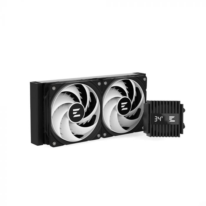 Система рідинного оxолодження  Zalman Alpha 2 A24 ARGB, LGA1851, 1700, 1200, 115x, AM5, AM4, TDP 320W, чорний