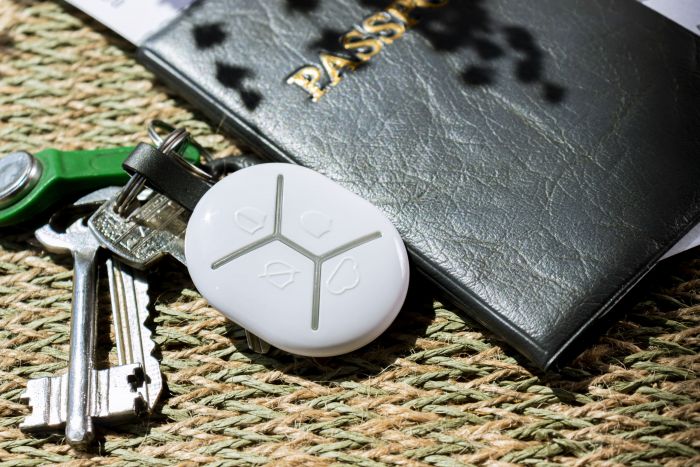 Брелок U-Prox Keyfob B4 White, 4 кнопки, бездротовий, білий