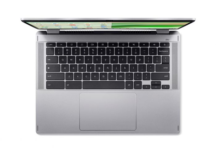 Ноутбук Acer Chromebook Spin CP314-2HN 14" WUXGA IPS Touch, Intel i3-N305, 8GB, F256GB, UMA, ChromeOS, сріблястий