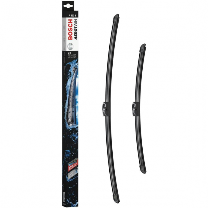Склоочисник BOSCH Aerotwin безкаркасний комплект 650/450мм (3 397 007 523)