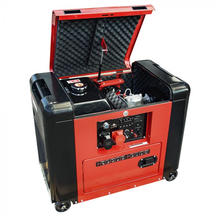 Генератор дизельний Vitals Master EST 7.0dsat dual power + ATS 230/400В, 7.0/7.5кВт, електростартер, 158кг