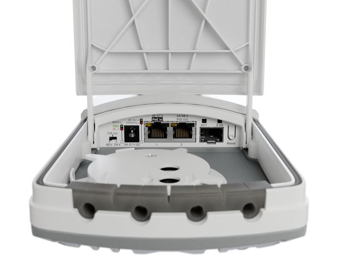 Медіаконвертер MikroTik FTC21-UPS 2xSFP 2.5G, 2xGE