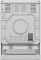 Плита Gorenje комбінована, 71л, 60x60см, дисплей, чавун,з кришкою, програматор IconLed, білий