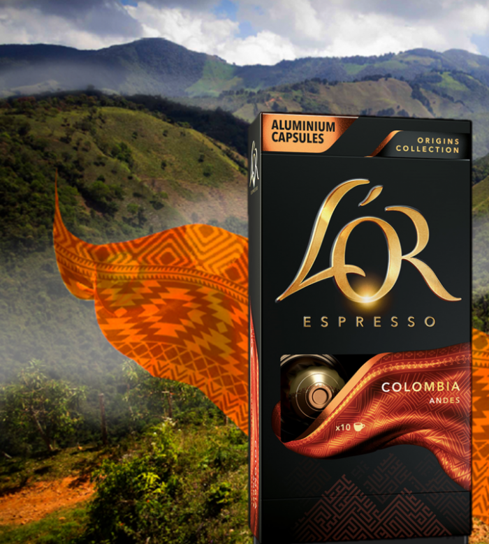 Кава L`OR капсули  Espresso Colombia, 100% арабіка, 10шт, Nespresso