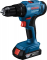 Шурупокрут-дриль ударний акумуляторний Bosch Professional GSB 183-LI 18В 2х2А·год 21-56Нм 374-1815об/хв кейс 1.2кг