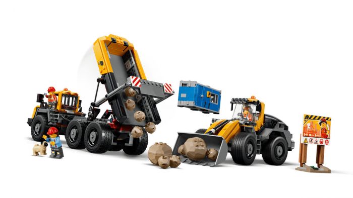 Конструктор LEGO City Самоскид і фронтальний ковшовий навантажувач