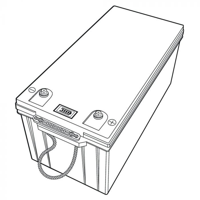 Батарея акумуляторна Vitals ALFP-12200abd 12В 200А·год LiFePO4 19.8кг