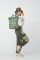 Рюкзак жіночий для ноутбука 15.6", American Tourister, Urban Groove tote backpack UG25, поліестер, 20.5л, зелений