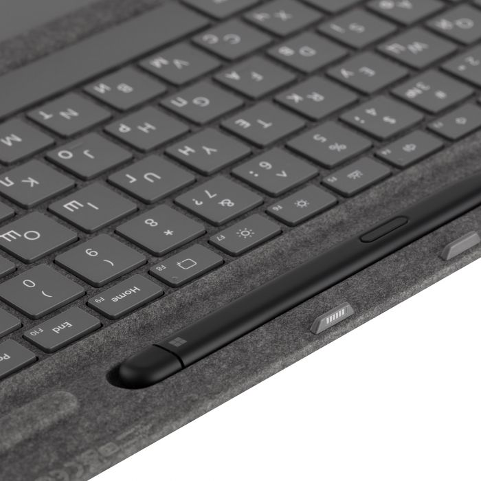 Клавіатура для планшета Surface Pro 8 - 11, Pro X зі стілусом, UKR/ENG, платинова