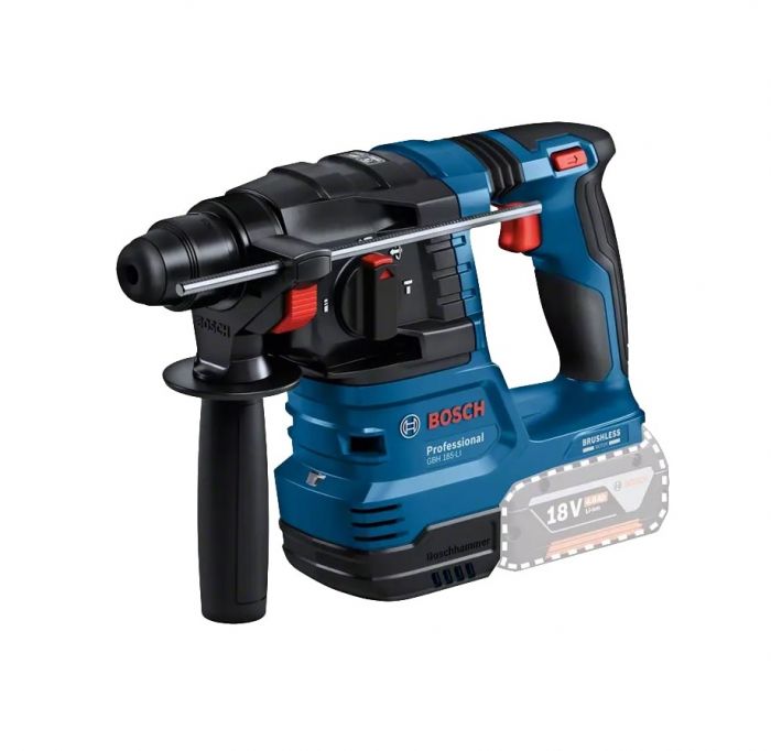 Перфоратор акумуляторний Bosch Professional GBH 185-LI SDS-Plus 18В акб 1х4А·год 1.9Дж 2.3кг